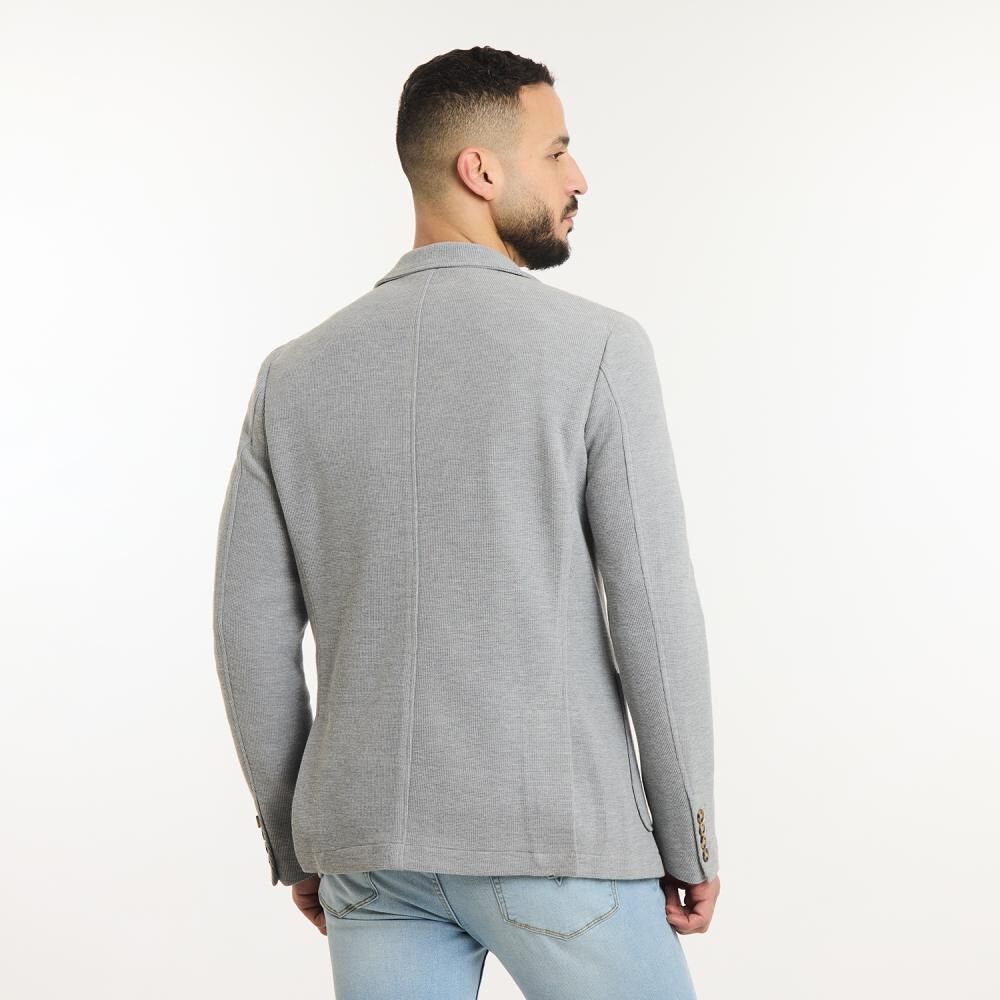 Blazer Slim Hombre Az Black image number 3.0