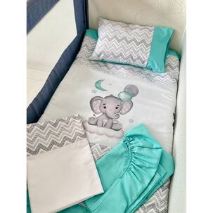 Juego De Sabana Mas Cobertor Elefante