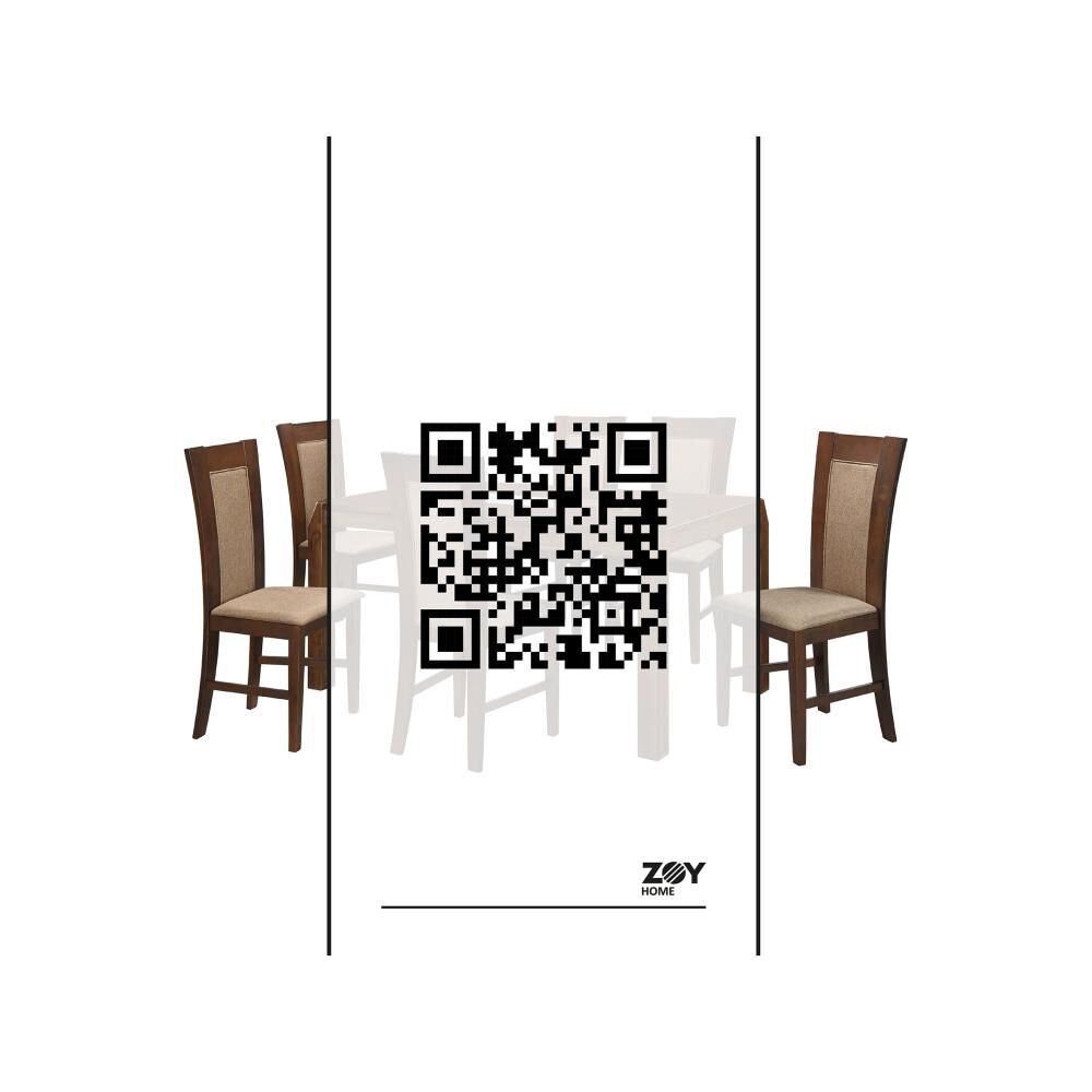 Juego De Comedor Zoy Home Bali / 6 Sillas image number 9.0