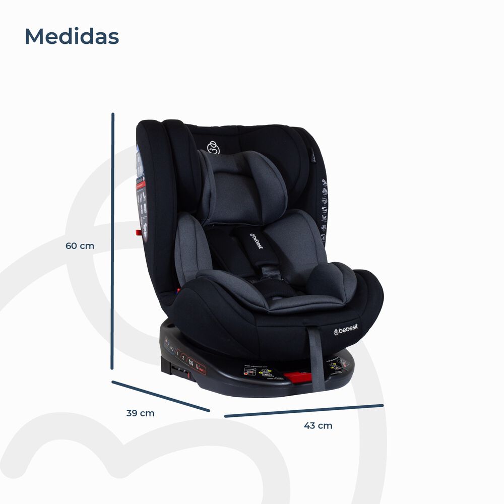 Silla De Auto Convertible 360 Onefix Grey image number 9.0