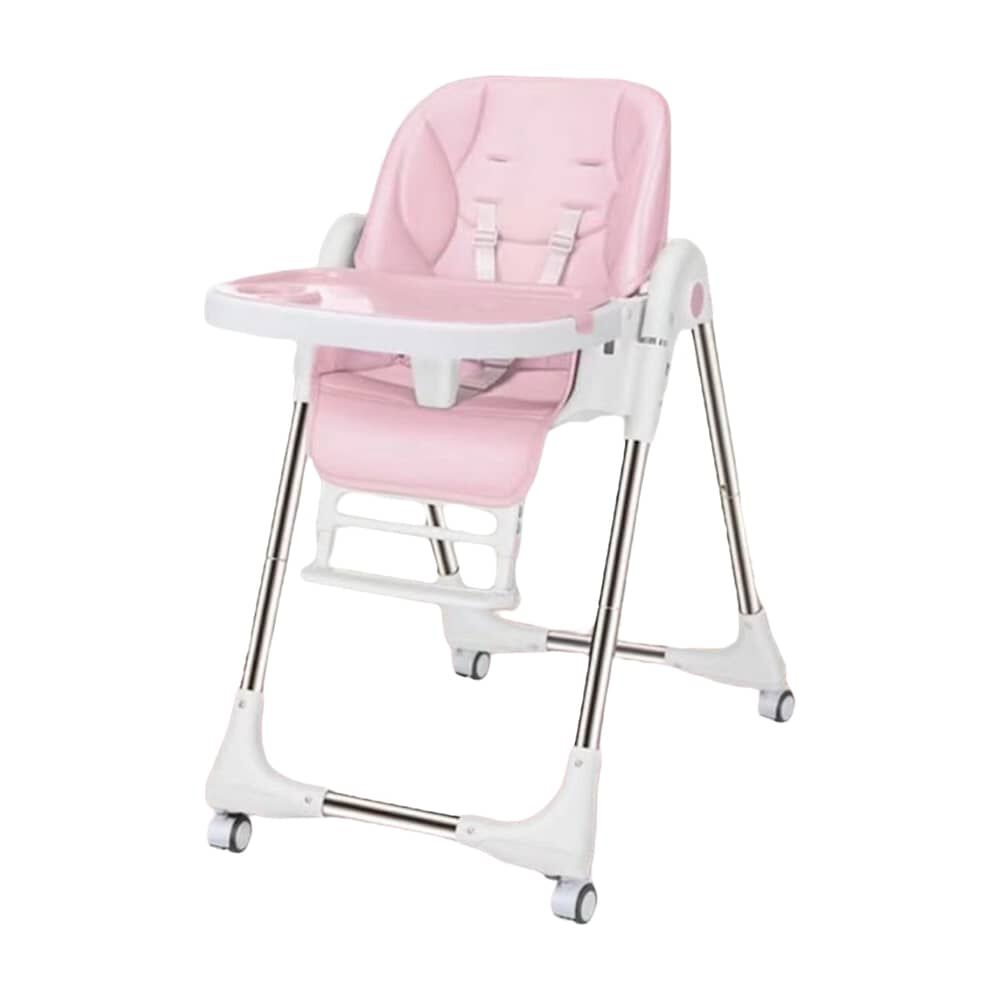 Silla De Comer Multiposiciones Plegable Rosada Lubabycas image number 7.0