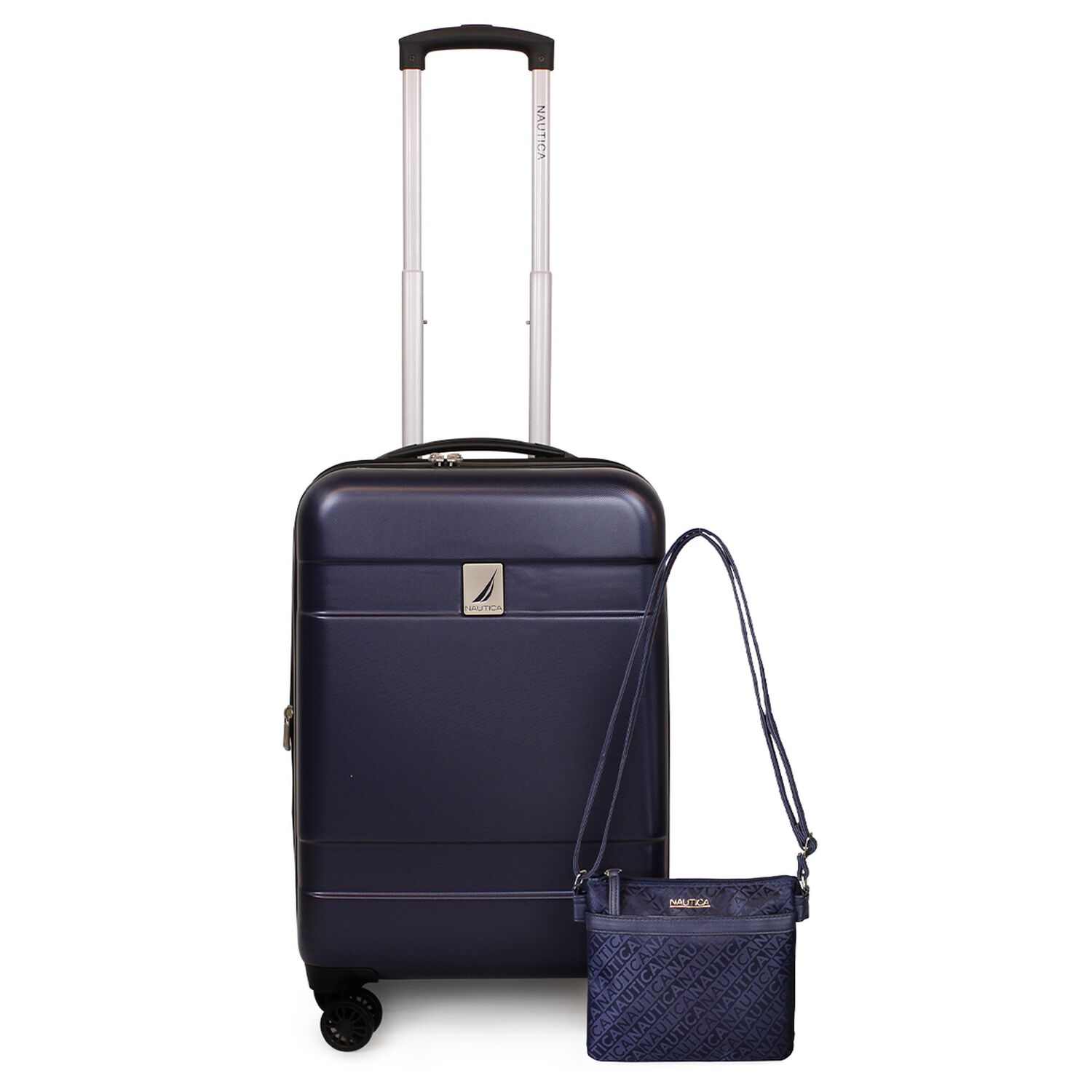 Pack Maleta Cabina Bora 10kg Azul + Cartera Leeway Nautica image number 0.0