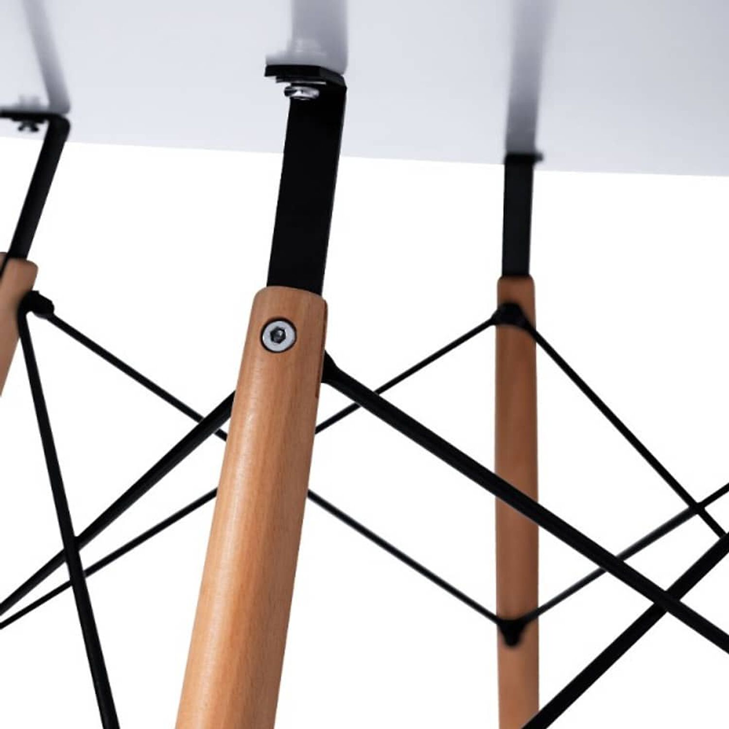 Mesa Eames Redonda 100cm Negra image number 2.0
