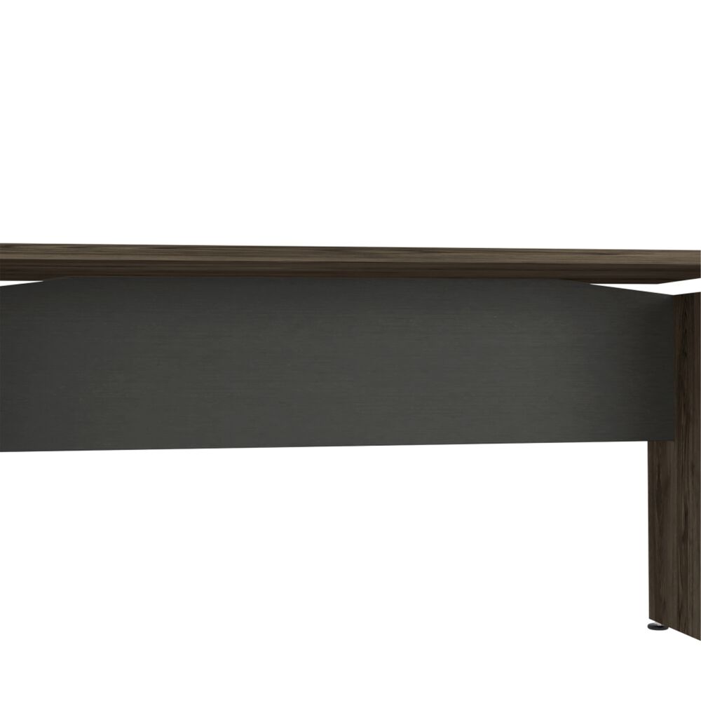 Escritorio 75x150x60 Cm Fm-009n Negro Y Café Oscuro image number 6.0