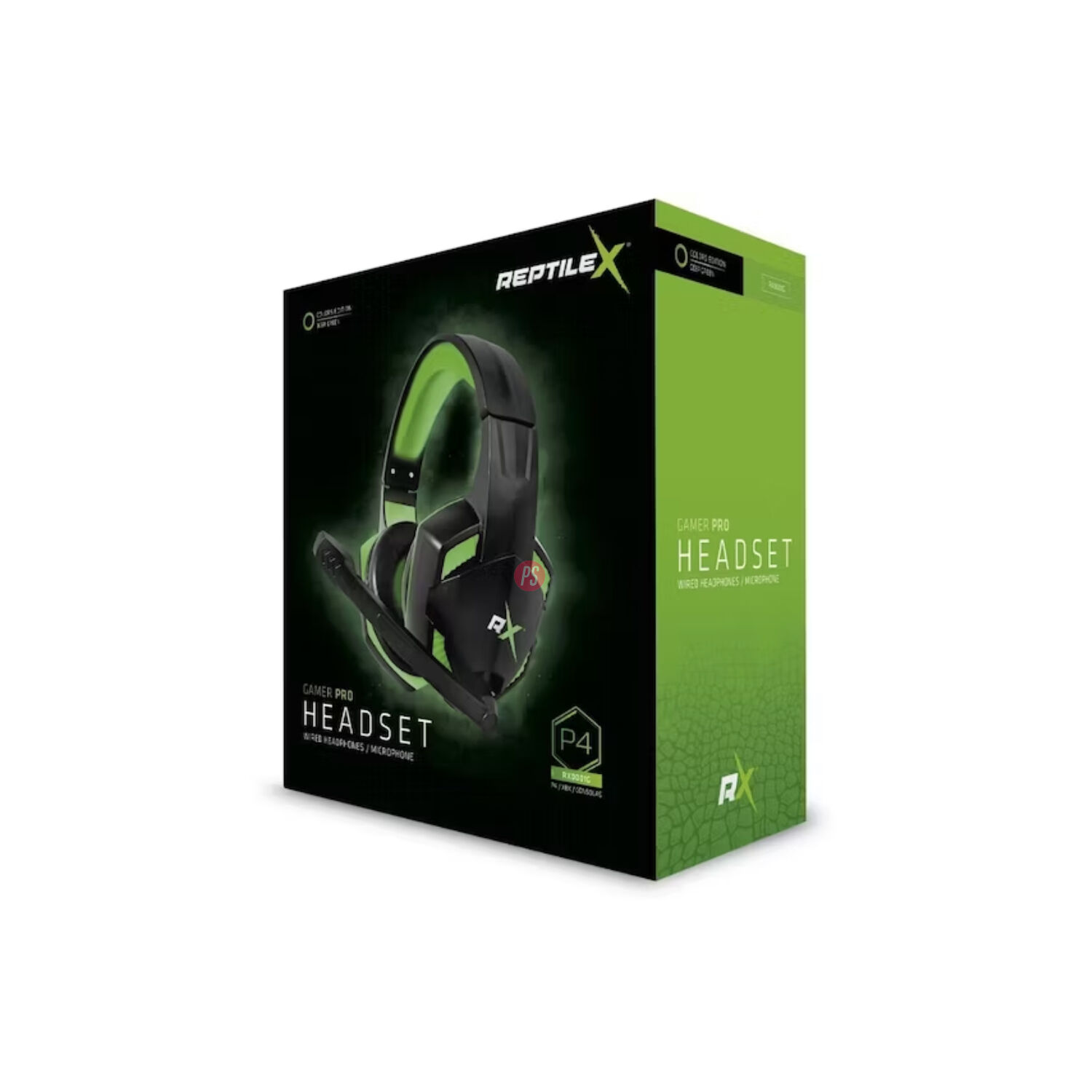 Aud&iacute;fonos Para Consolas Gamer Conexi&oacute;n 3,5mm Led Azul - Ps image number 1.0