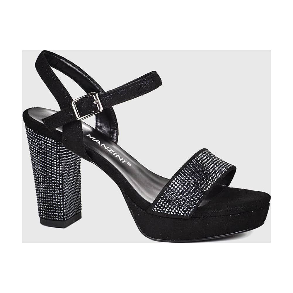 Sandalia Alessa Negro Brillante image number 1.0