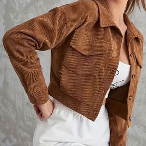 Chaqueta De Cotelé Corta