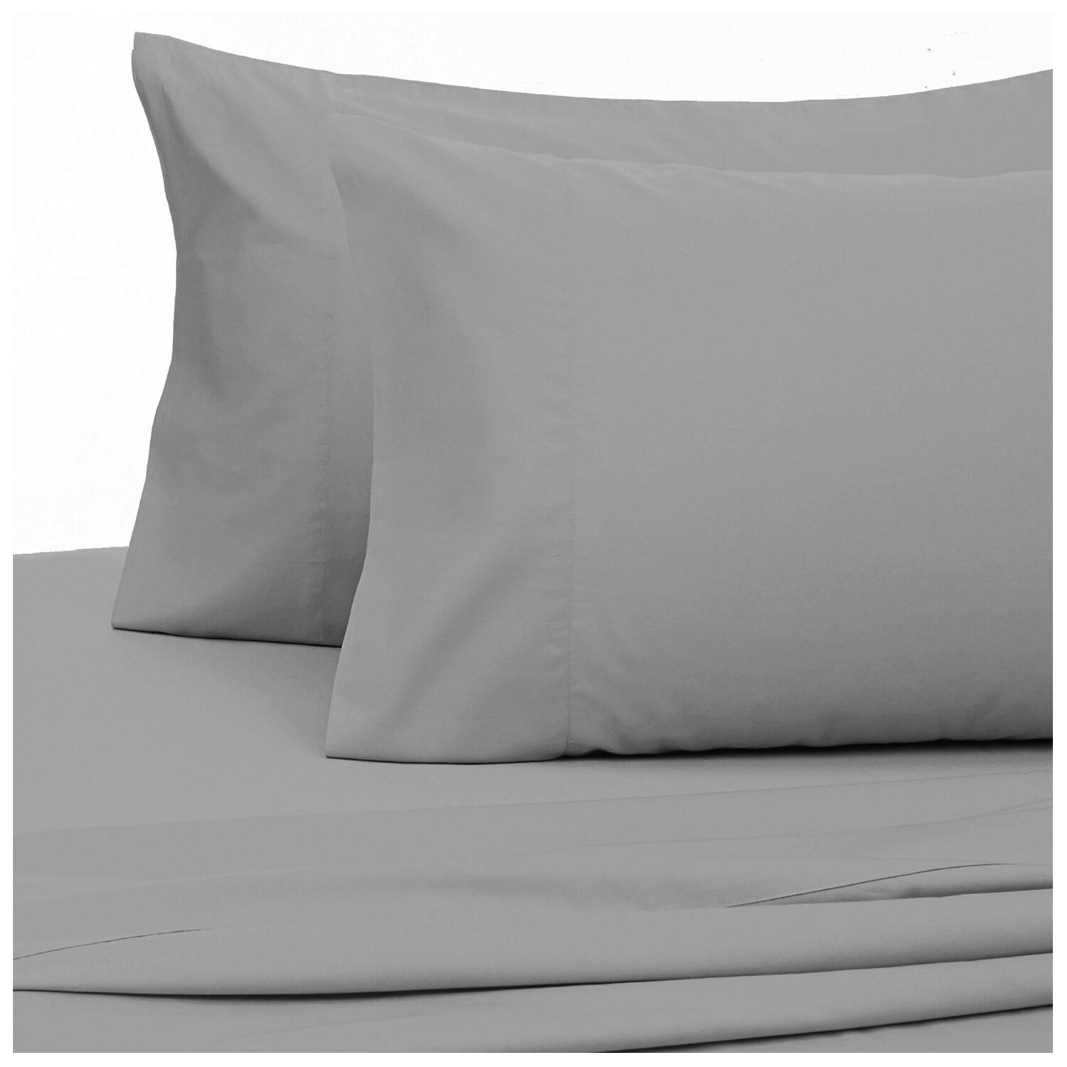 Sabana Unicolor Arthome King Color Gris 144 Hilos image number 1.0
