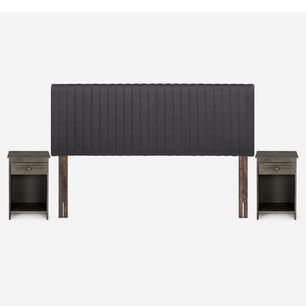 Set De Maderas Rosen Lucio Grafito / King