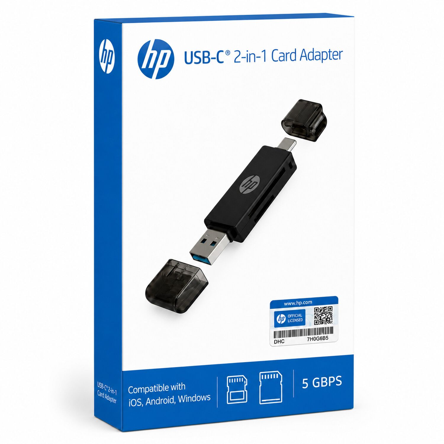Lector De Memorias Sd & Micro Sd + Puerto Usb C + Usb Hp 112 image number 0.0