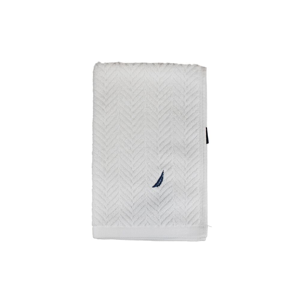 Toalla De Cara Vis Nautica 100% Algod&oacute;n 30x50cm Pieles Sensibles Blanco image number 3.0