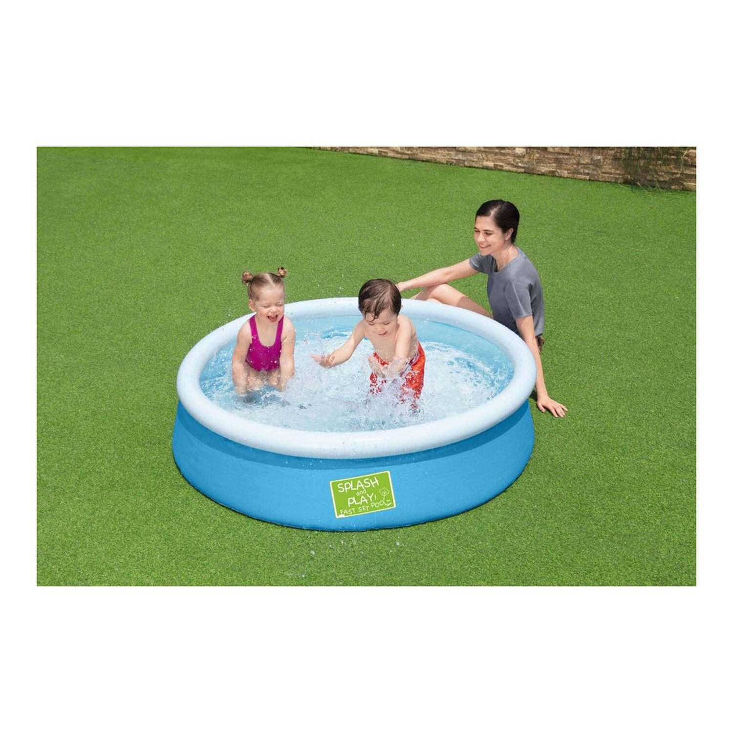 Piscina Bestway My First Fast Set 1.52x38cm Azul image number 2.0