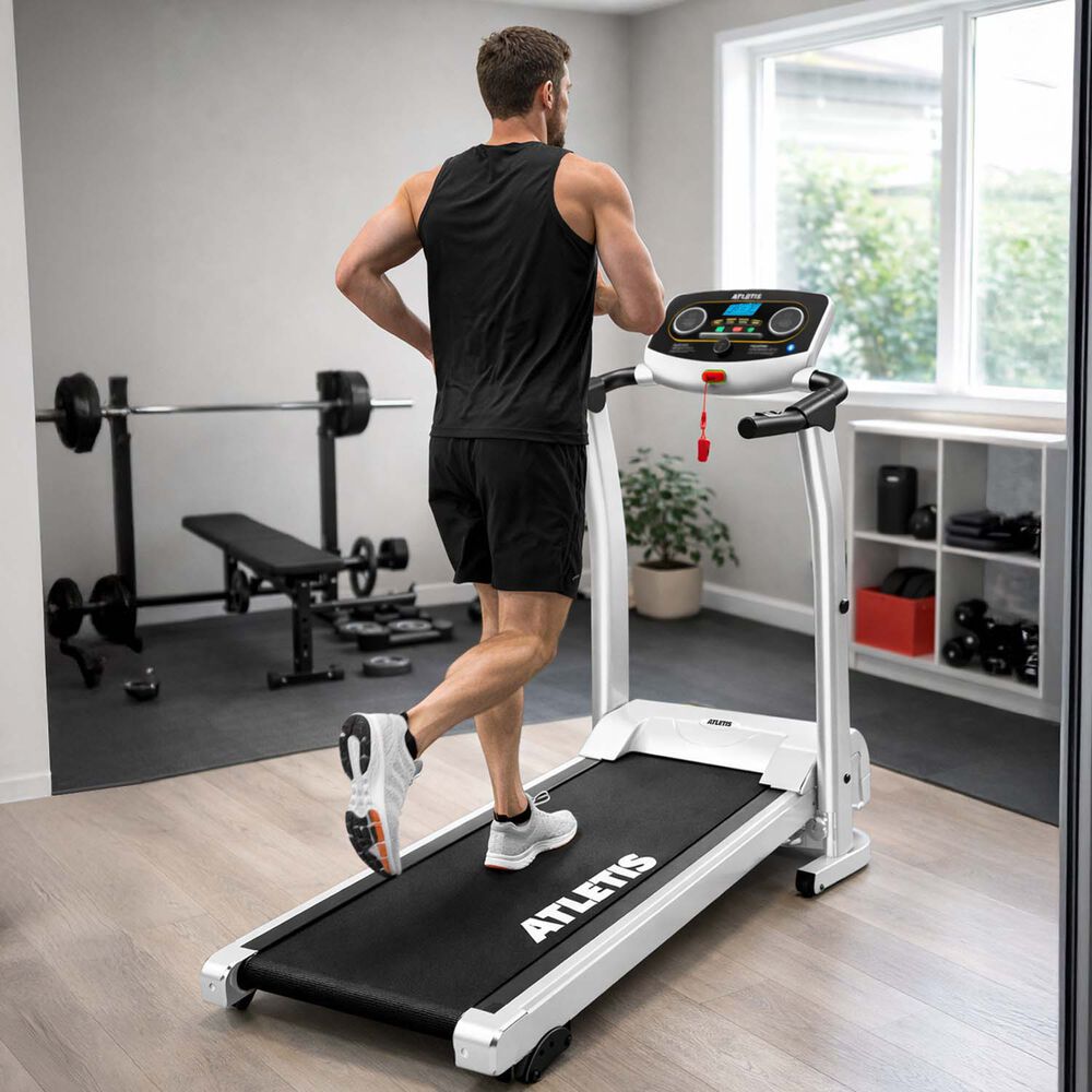 Trotadora M201 12 Km/h 1.5 Hp Blanca image number 6.0