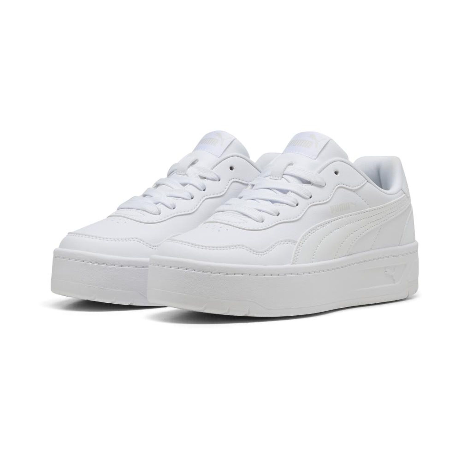 Zapatilla Urbana Mujer Puma Court Classic Blanco image number 1.0