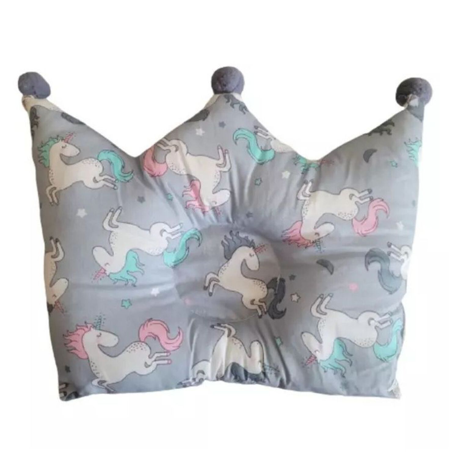 Almohada Corona Coj&iacute;n Bebe Reposa Cabeza Plana Ergon&oacute;mico image number 2.0