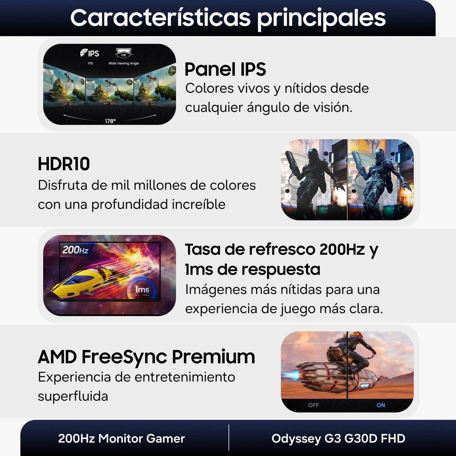 24 Odyssey G3 G30h Fhd 200hz Monitor Gamer image number 6.0