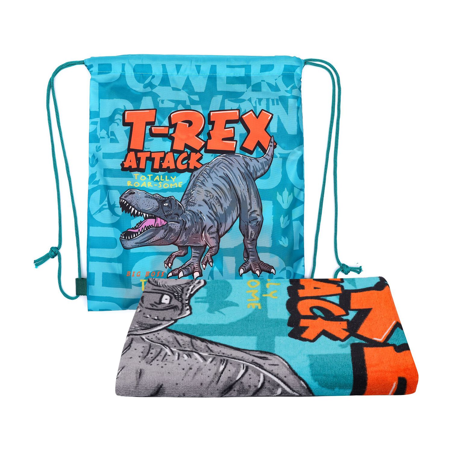 Toalla De Playa Casaideal Kids Trex 27 / 70x140 Cm image number 0.0