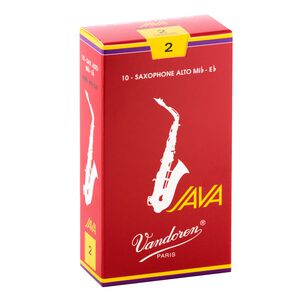 Cajas De Ca&ntilde;as Saxo Alto Java Red N&ordm;2.0 Sr262r Vandoren
