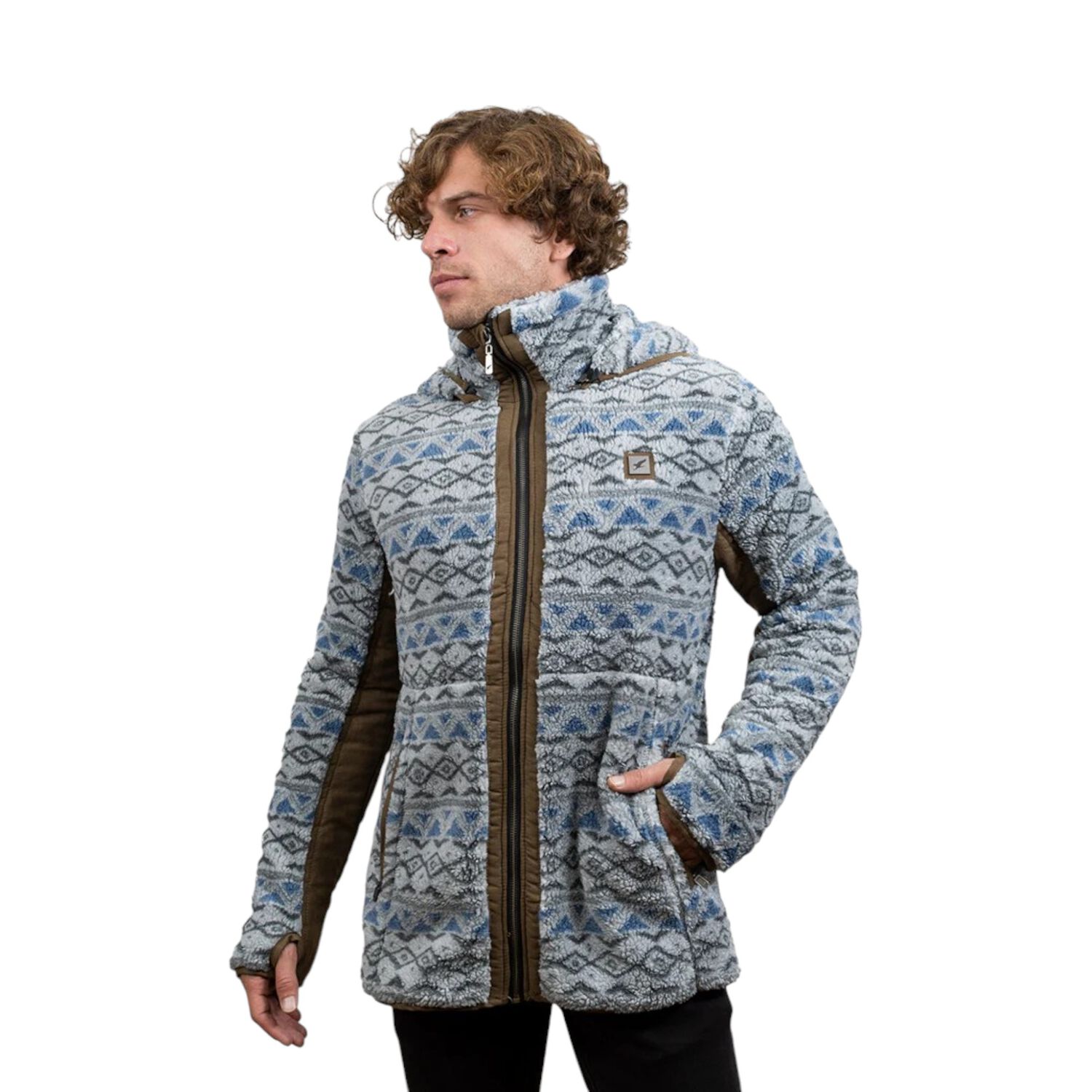 Chaqueta Shaggy Lander Print Hombre Falcone image number 1.0