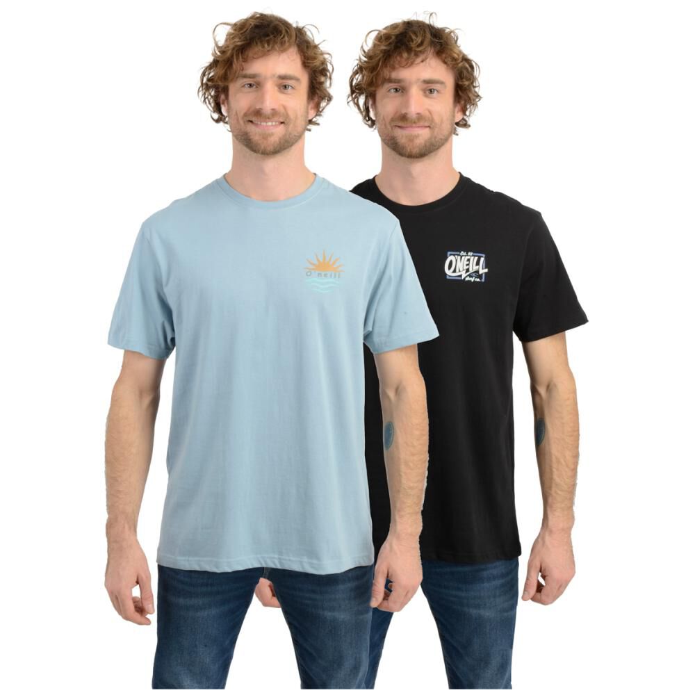 Pack Polera Manga Corta Cuello Redondo Hombre O'neill image number 0.0