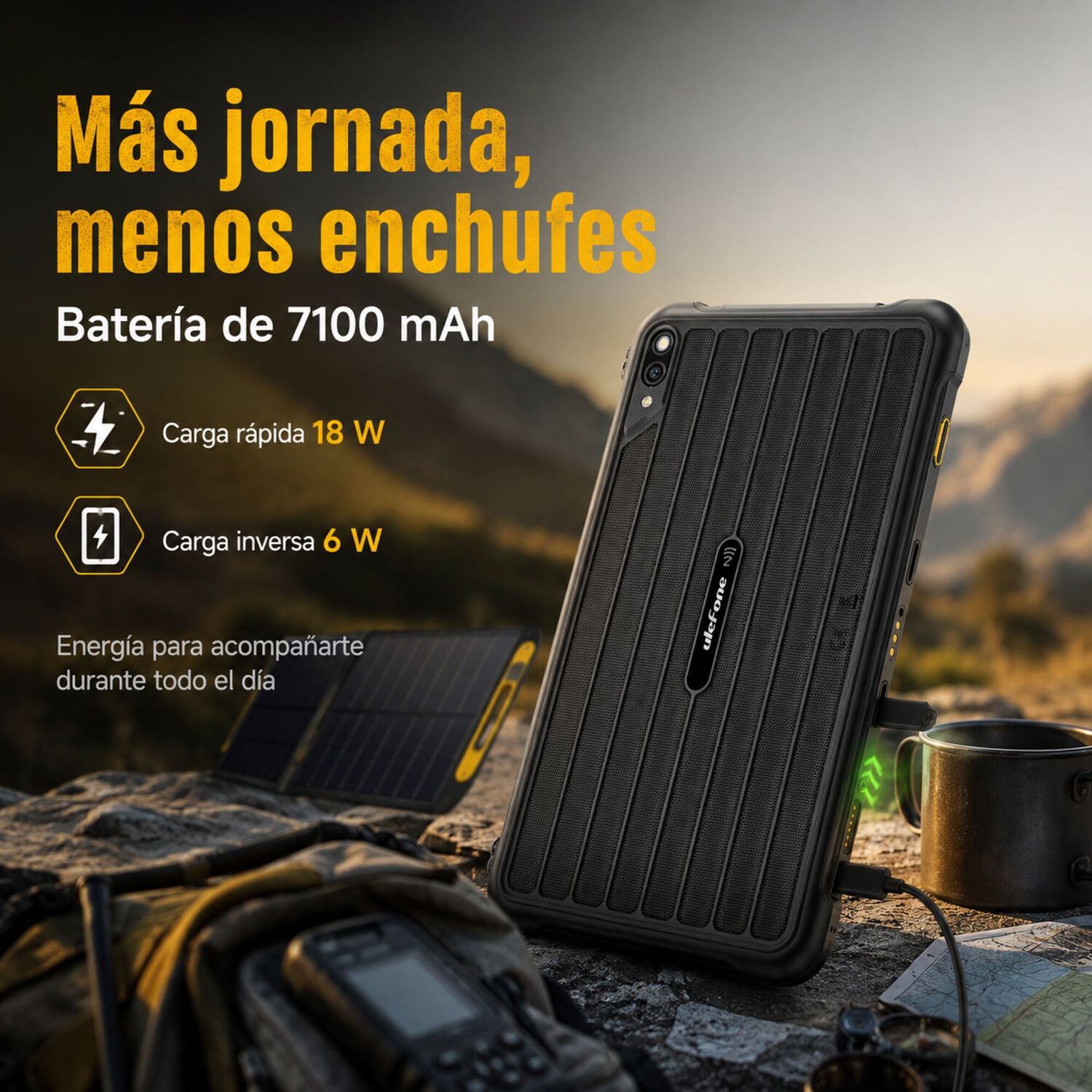Tablet Rugged Ulefone Rugking Pad Pro 4g Compacta 128gb 24gb image number 6.0