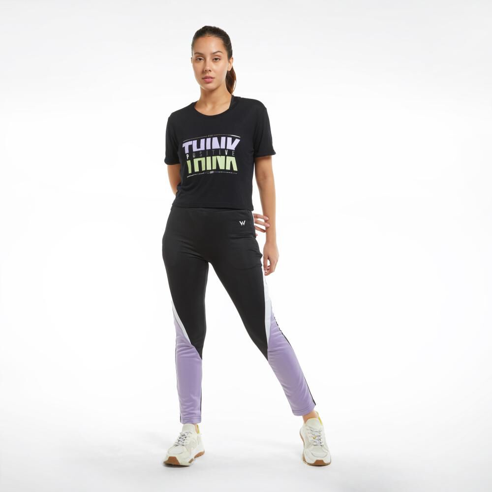 Polera Deportiva Crop Manga Corta Mujer Wetland image number 1.0