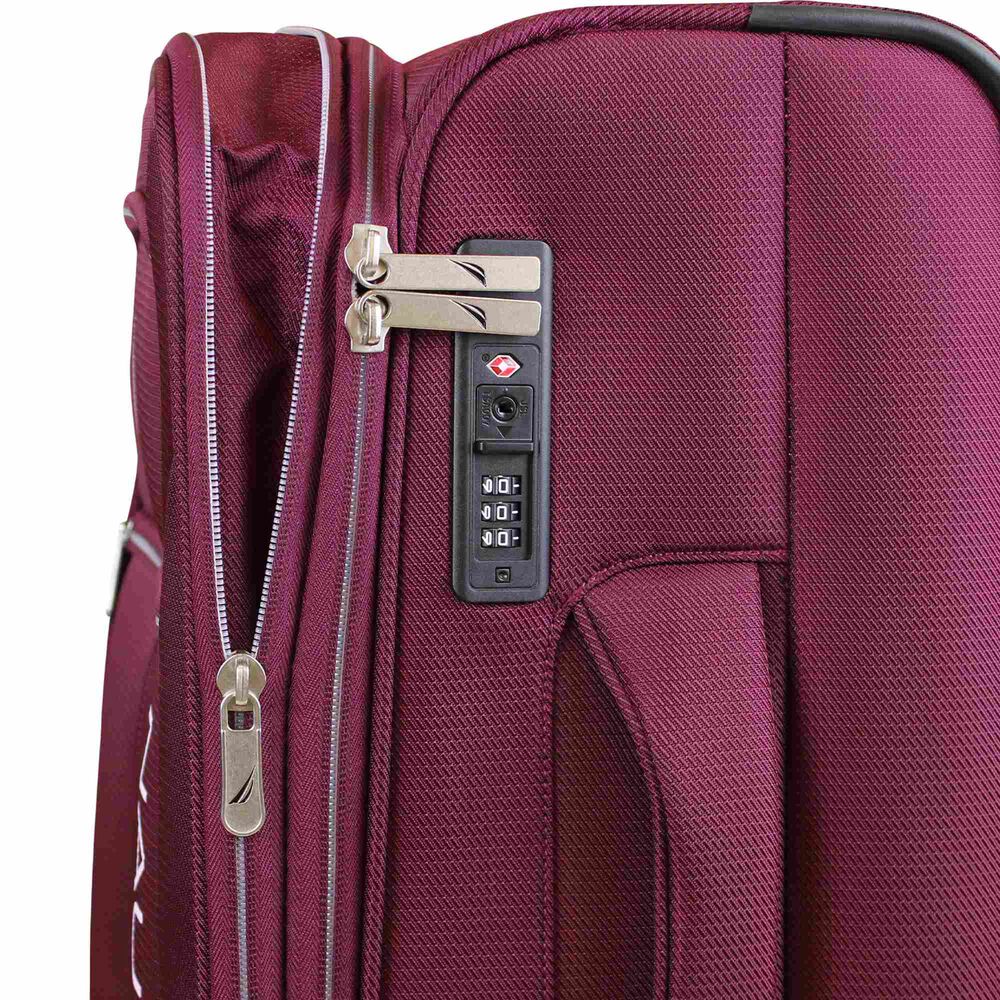 Maleta De Tela Grande Nautica Valencia L 23kg Burdeo image number 2.0