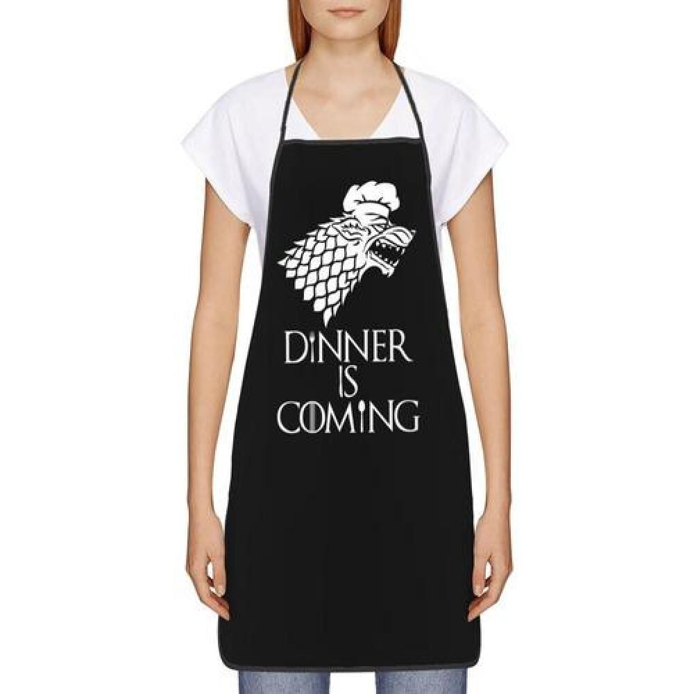 Delantal Cocina Game Of Thrones, Negro Stark image number 0.0