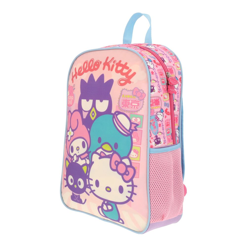 Mochila Escolar Ni&ntilde;a Rosado Friends & Hello Kitty image number 7.0