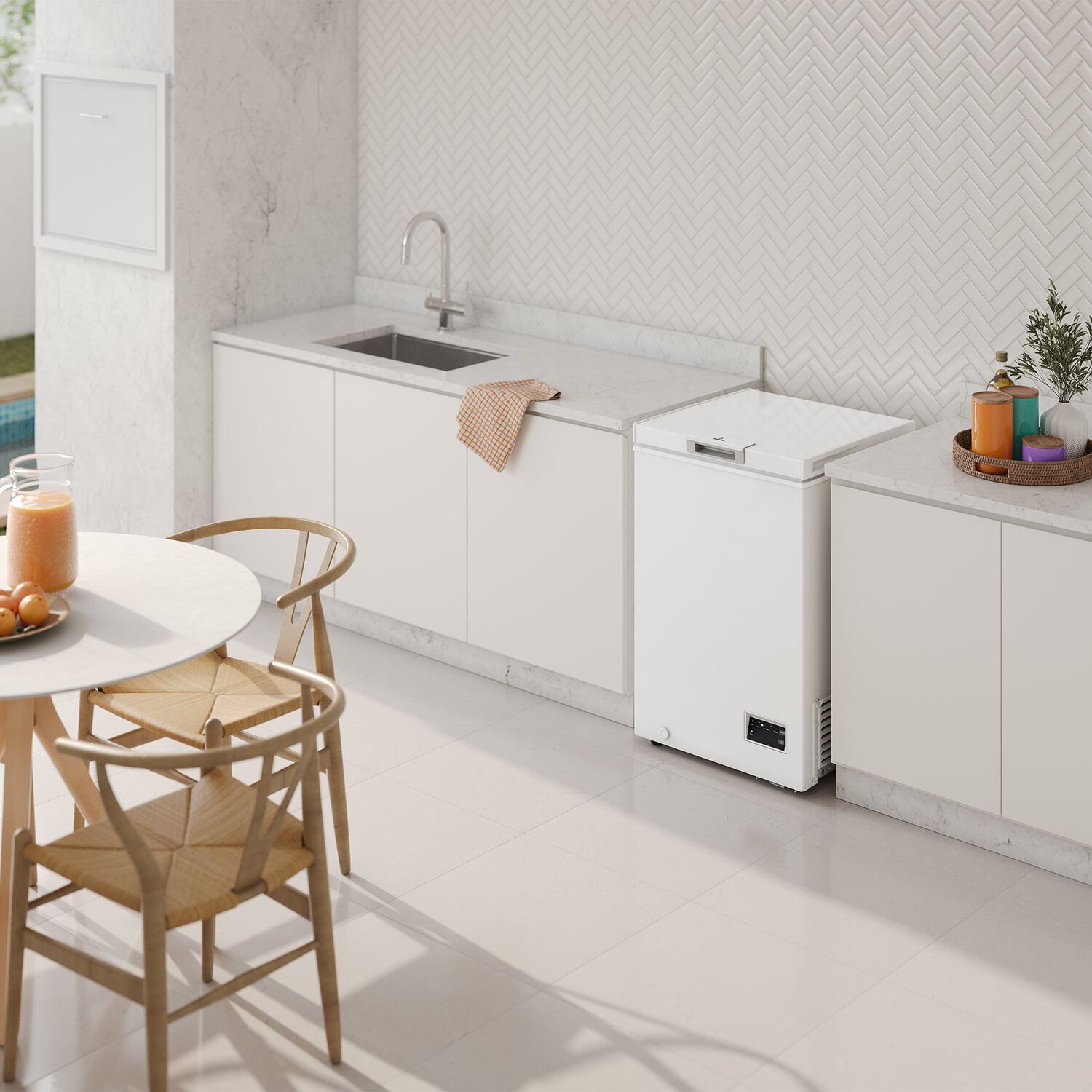 Congelador Freezer Horizontal Dual 98l Inverter Fr&iacute;o Directo M100di image number 8.0
