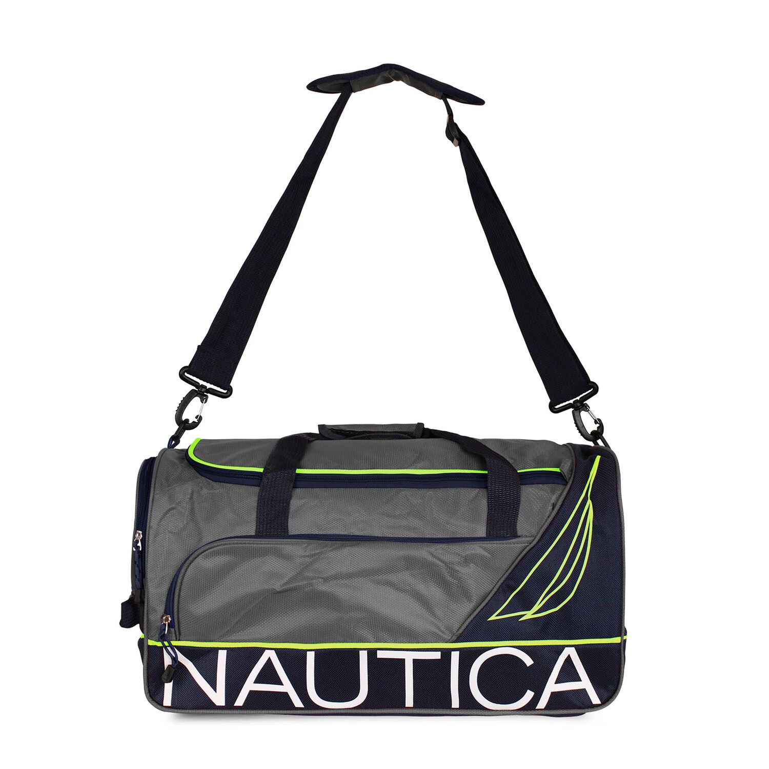 Set 3 Bolsos De Viaje Con Ruedas Nautica Mannar Gris + Candado image number 2.0