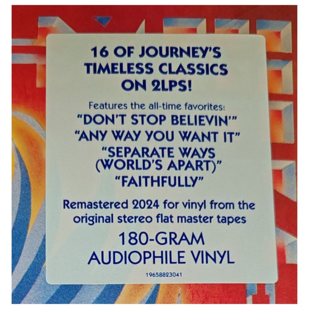 Journey - Greatest Hits (2lp) (2024) | Vinilo image number 3.0