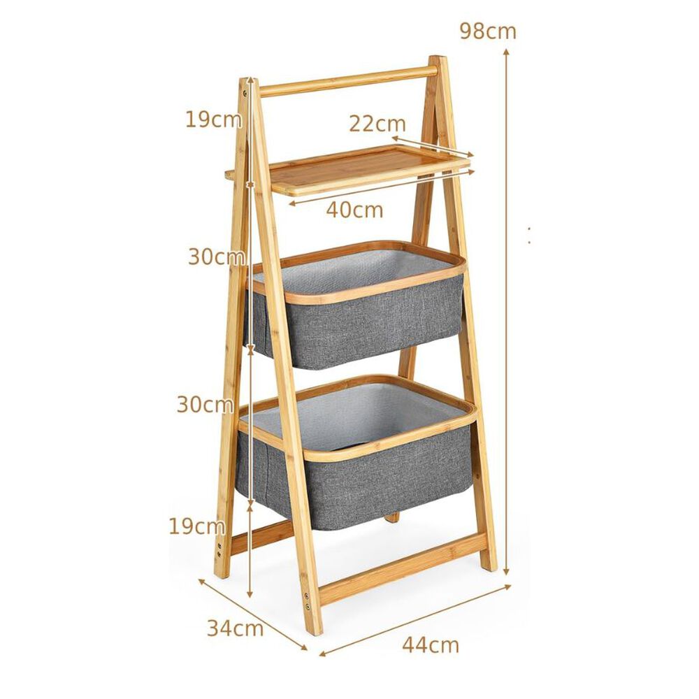 Estante Plegable Cesta De Bamb&uacute; image number 1.0