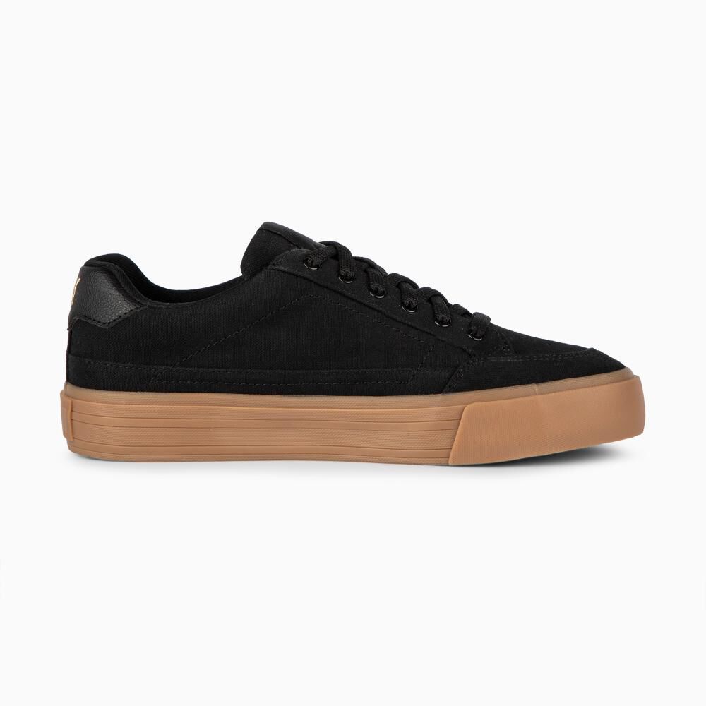 Zapatilla Urbana Hombre Puma Court Classic Vulc Negro image number 1.0