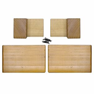 Kit 4 Patas Tipo L - Altura 6.5 Cm (miel)