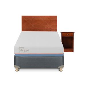 Cama Americana Cic Excellence Plus / 1.5 Plazas / Base Normal + Set De Maderas