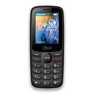 Teléfono Senior Bar 4g Sos, 2,4 Black 9387