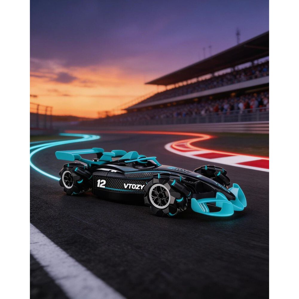 Auto F&oacute;rmula 1 Grande Control Remoto Giro 360 Humo Premium image number 9.0