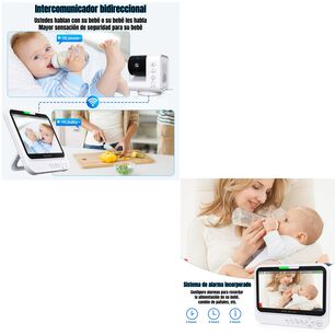 C&aacute;mara Monitor Inteligente Premium 7&Prime;1080p Abm790 Lubabycas