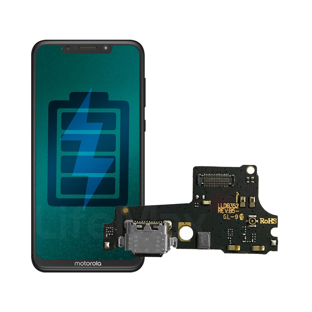 Flex De Carga Para Motorola Moto One Conector Tipo C image number 0.0