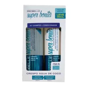 Kit Shampoo Y Acondicionador 450ml Rizado Agua De Coco Probelle