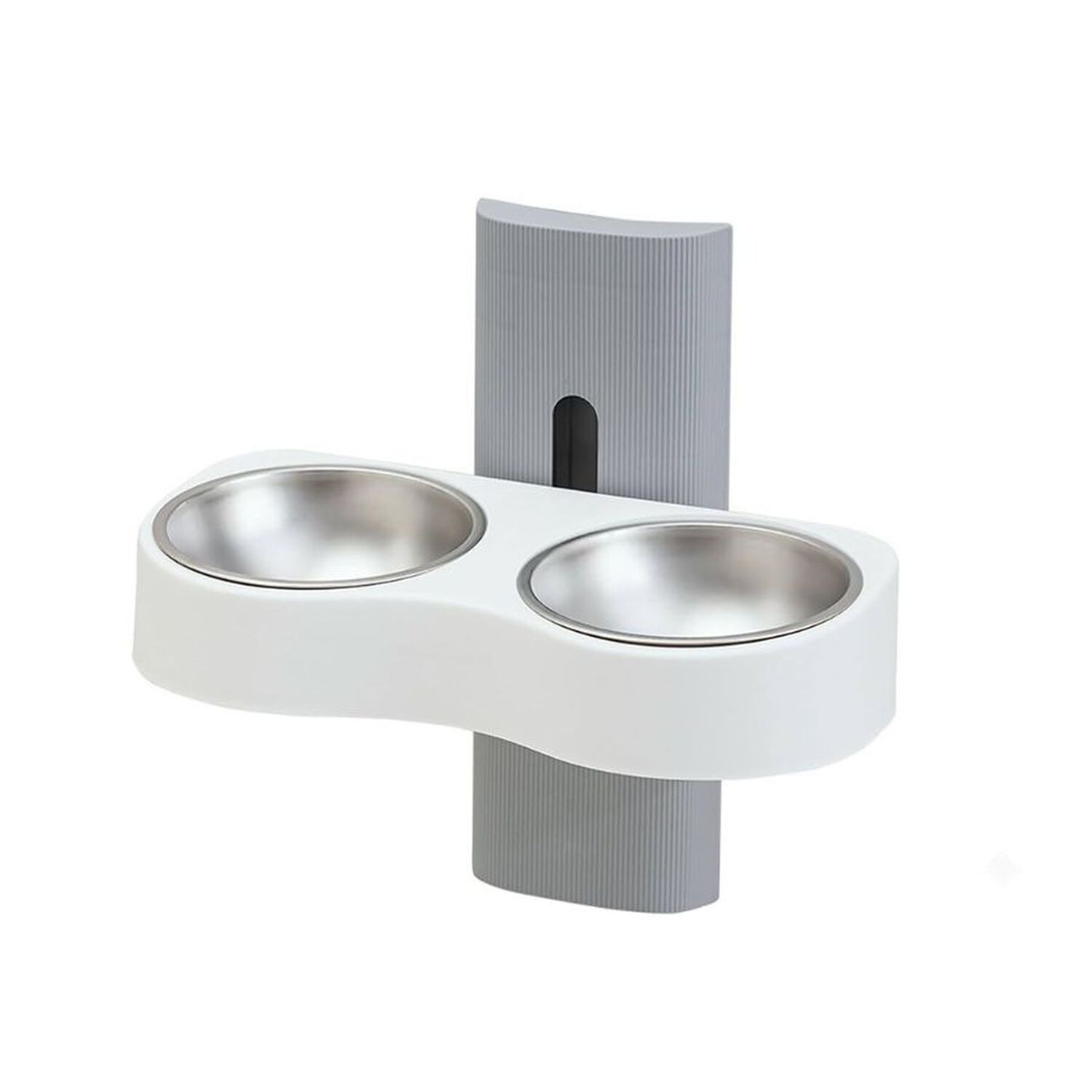 Comedero Doble De Pared Para Gatos Perros Altura Ajustable image number 0.0