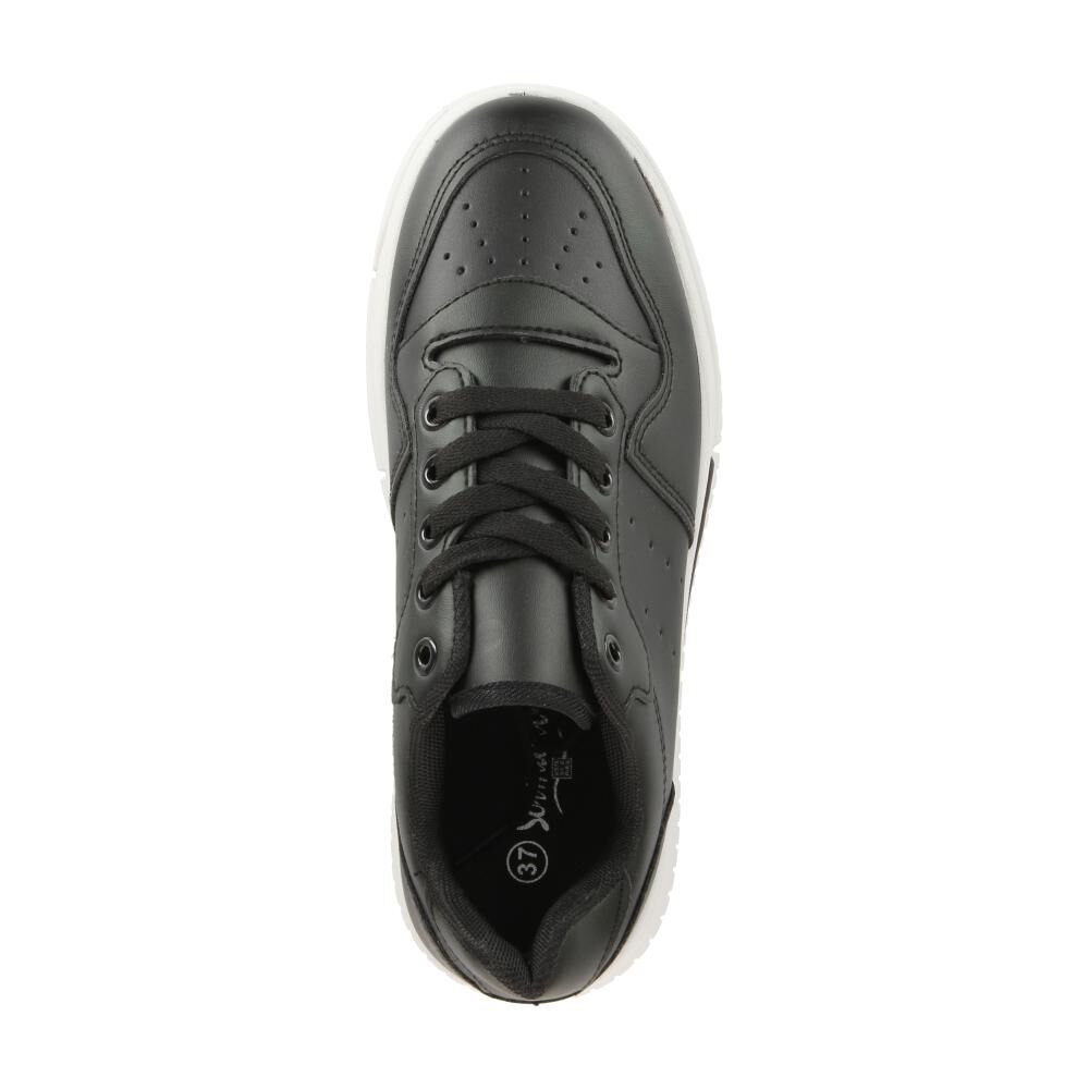 Zapatilla Urbana Mujer Sormani Negro/Blanco image number 4.0