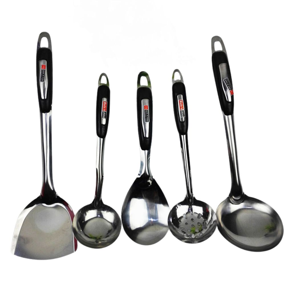 Set 5 Piezas Utensilios Cocina Cucharones Espatula image number 0.0