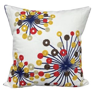 Funda De Coj&iacute;n Dise&ntilde;o Lino Tejida Con Flecos 45x45cm