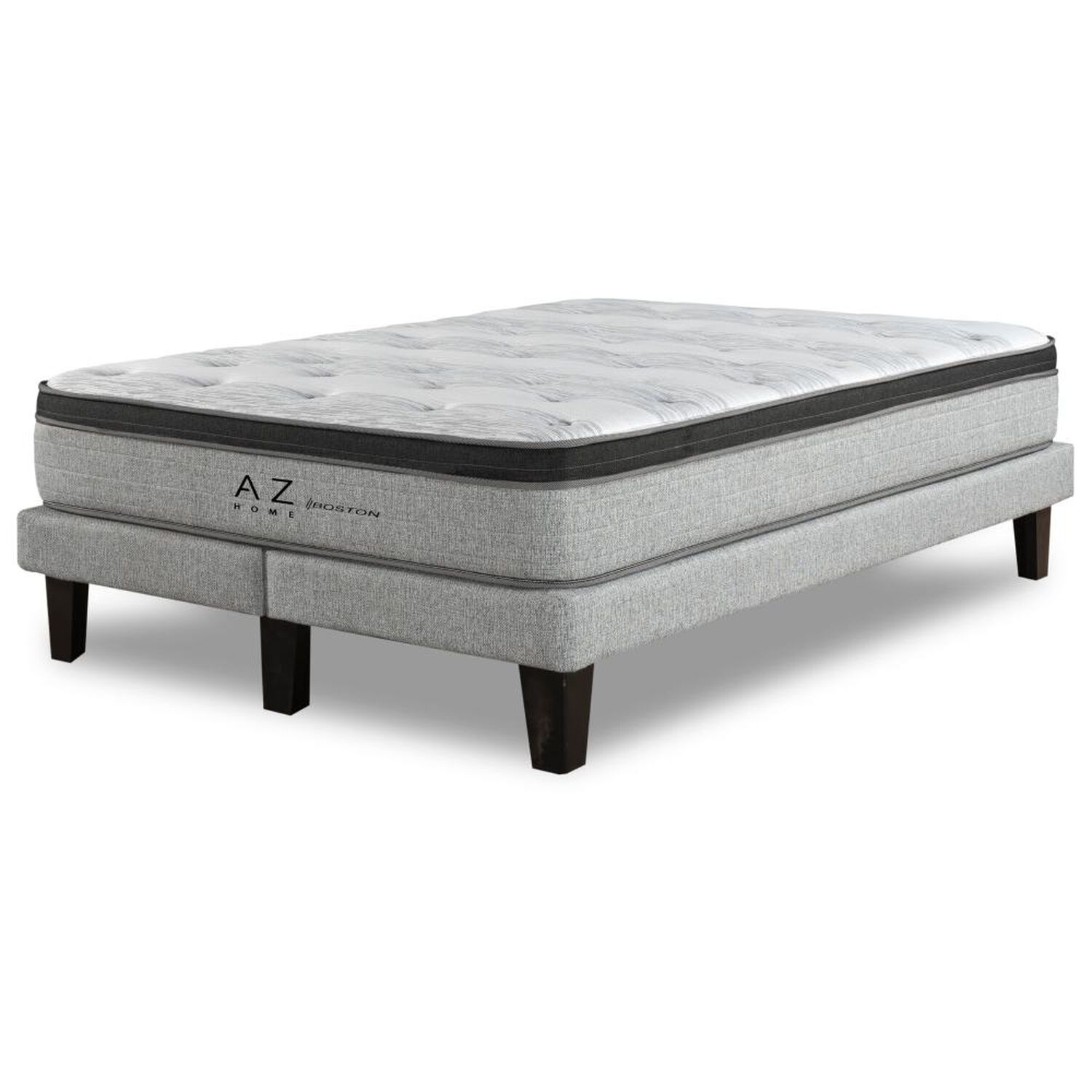 Cama Europea Az Home Boston / 2 Plazas / Base Normal image number 0.0