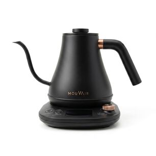 Hervidor El&eacute;ctrico Cuello De Cisne Con Control De Temperatura Mouvair Swan Negro