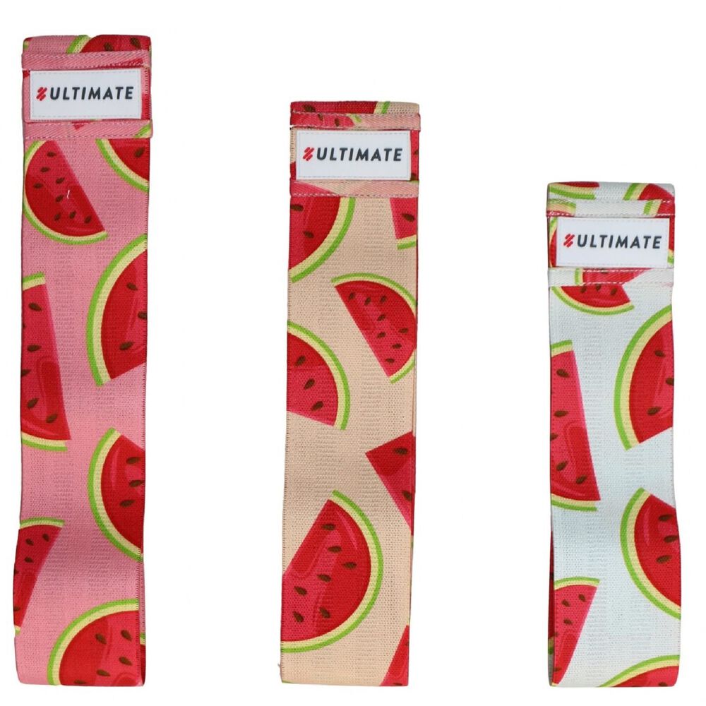 Pack 3 Hip Loop Watermelon Banda Elástica Glute Limited Edition image number 2.0