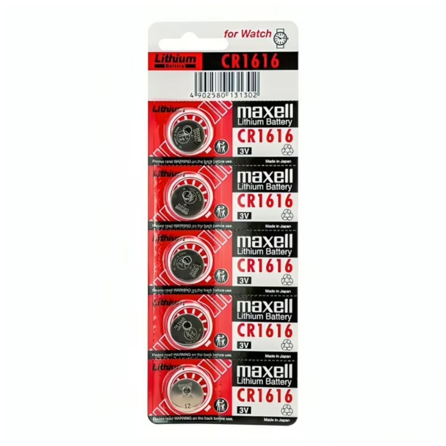 Pack 5 Pilas De Reloj Cr1620 3v X16205 image number 0.0
