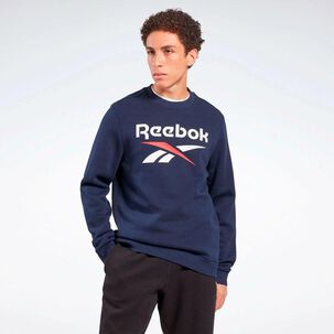 Poleron Reebok Identity Big Logo Fleece Crew